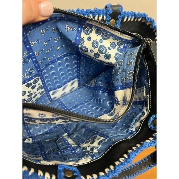 Isabella Fiore Embroidered Shoulder Bag NWT